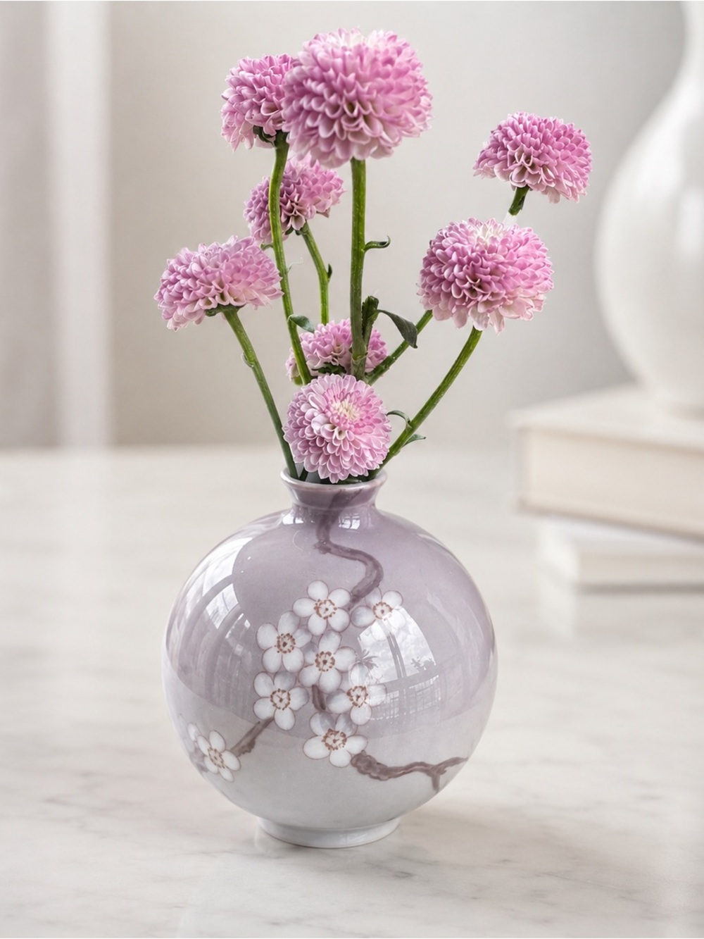 Bing & Grondahl Denmark Cherry Blossom Bud Vase 🌸